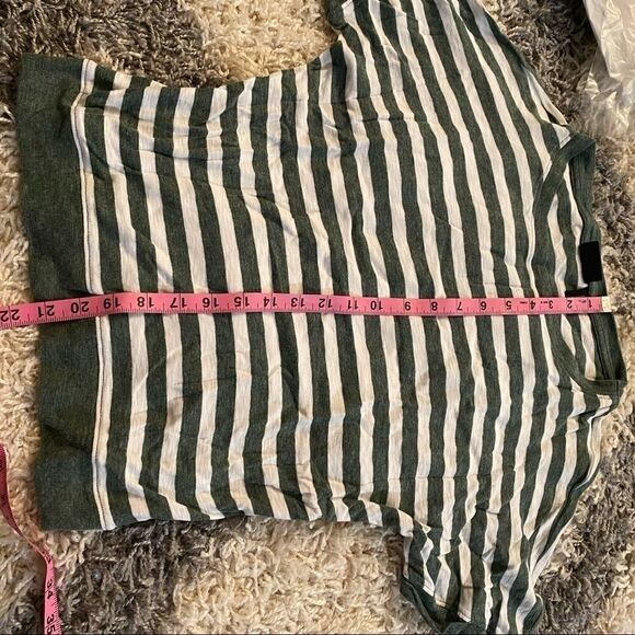Rachel Zoe striped green & white top, XS - Picture 11 of 11